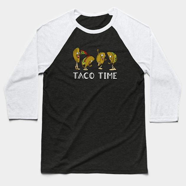 Taco Time Baseball T-Shirt by Lambdog comics!